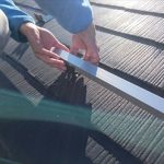 雪止め設置