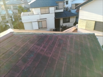 屋根表面の劣化状況