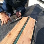 板金への切れ目処置