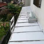 下屋根の様子
