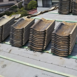 伊勢原市岡崎にて雨漏りしている屋根を屋根葺き直し工事で改善