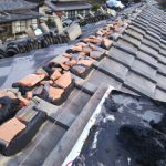 川崎市高津区久地で漆喰剥がれから南蛮漆喰を使った棟瓦取り直し工事を実施