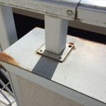 笠木の錆びは要注意