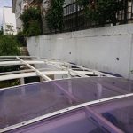 強風被害に遭ったカーポート