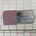 飛散した板金