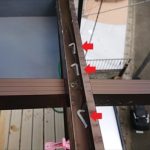 破損したフックボルト