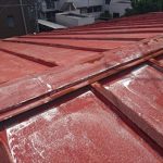 棟板金がサビています
