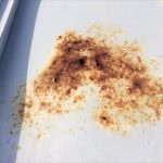錆びて穴が開いている板金屋根