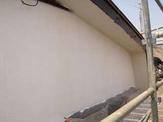 横浜市都筑区　外壁下塗り後