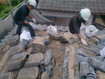 金属屋根への葺き替え