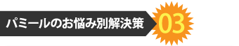 パミールのお悩み別解決策3