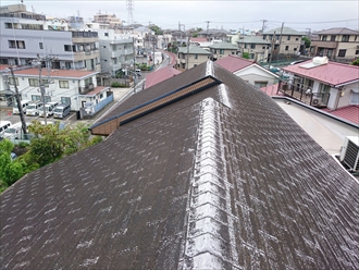 横浜市保土ケ谷区で劣化したアスファルトシングルのメンテナンス