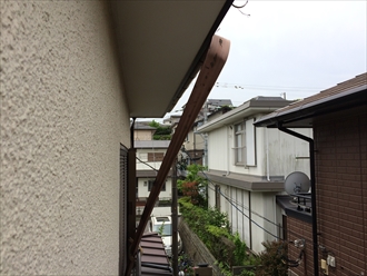 雨樋破損めくれ④