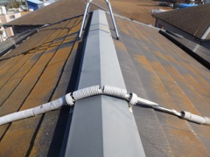 屋根、スレート材の劣化