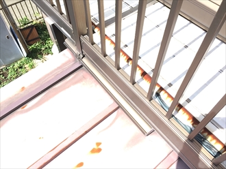 バルコニーと屋根②