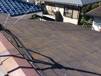 相模原市緑区スレート屋根と板金屋根の塗り替え調査