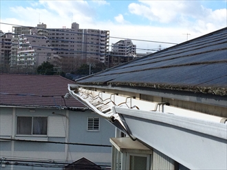 雨樋破損③