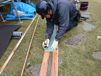 横浜市鶴見区で色々な形状の屋根に対応するアスファルトシングル