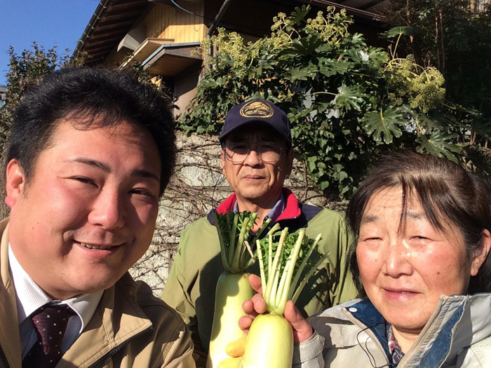 工事前お客様の顔写真