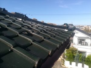 隅棟の崩れ