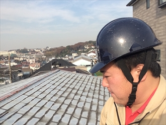 横浜市瀬谷区の屋根調査、風で野地板から剥がれた場合は屋根葺き替え工事