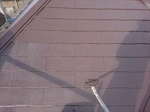屋根塗装の様子