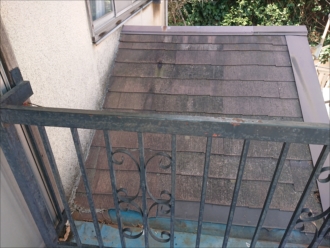 ベランダから見える下屋の様子