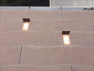 雪止めも錆びていている