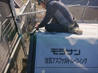 ケラバ役物も水切りとして建物に雨水が入るのを防いでくれます