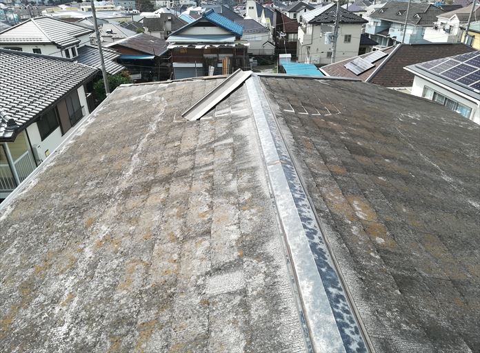 外れた棟板金がすぐに分かる