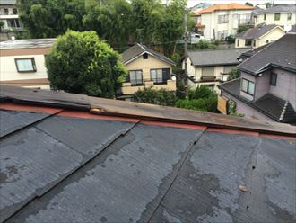 貫板まで飛散して落下してしまいました