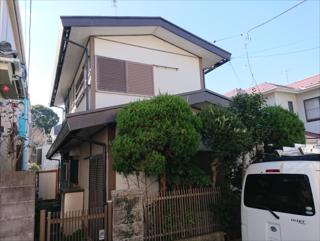 下屋根が広いお住まい