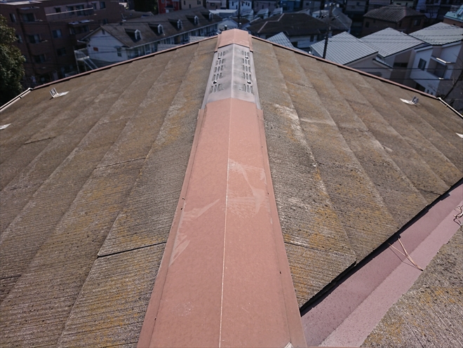 緩い勾配の屋根は雨水が留まりやすく屋根が傷みやすい