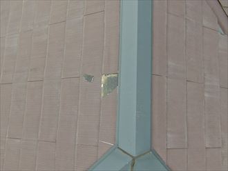 ドローンを使用してスレート屋根の破損部を発見