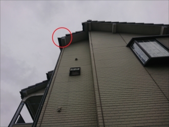 洋瓦のケラバの劣化は雨漏りに繋がります