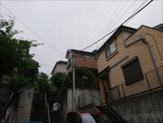 高台に建てられていたお住まい