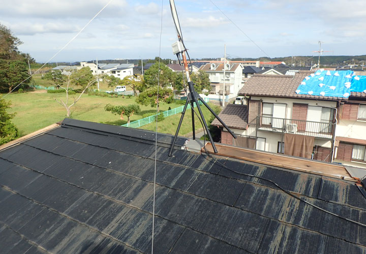 令和元年東日本台風で被災してしまったスレート屋根