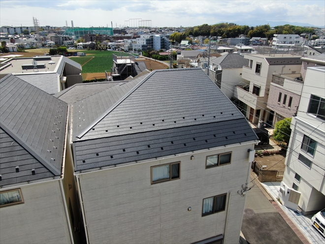 屋根葺き直し工事完了