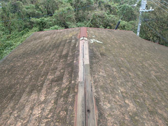 台風で被災してしまった屋根