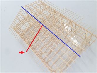 垂木と棟木の場所