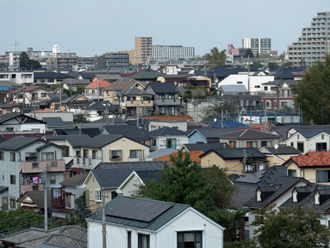 密集した住宅