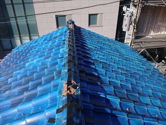 鎌倉市で屋根葺き替え　施工前