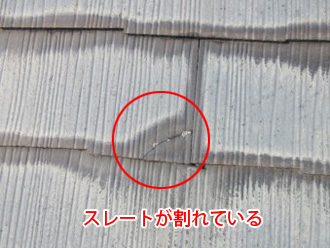 割れたスレート