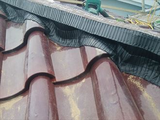 乾式工法化による屋根の軽量化