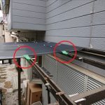 バタつかないように養生がしてありました