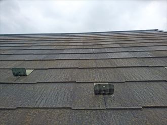 塗膜が劣化して防水機能の下がったスレート屋根