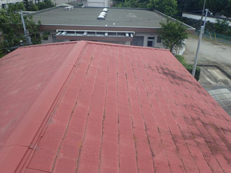 雨漏りが発生したスレート屋根