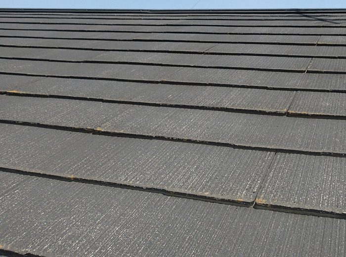 川崎市幸区下平間にてスレート屋根からカバー工法で金属屋根へ、見えないところも安心部材