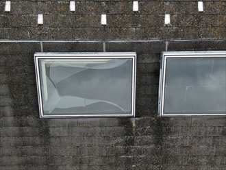 相模原市緑区大島にて天窓の割れを点検してきました
