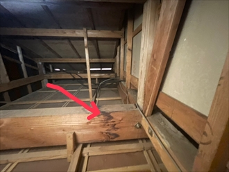 屋根裏の染み
